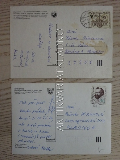 LITOMĚŘICE, 2 KUSY