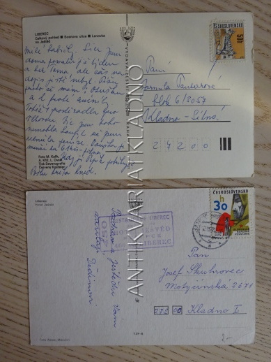 LIBEREC, JEŠTĚD, 2 KUSY