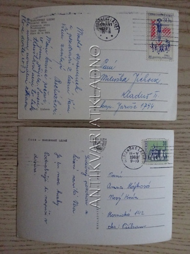 MARIÁNSKÉ LÁZNĚ, OKRES CHEB, 2 KUSY