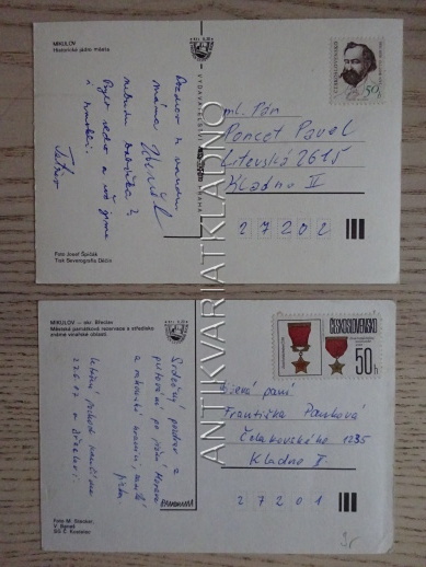 MIKULOV, OKRES BŘECLAV, 2 KUSY