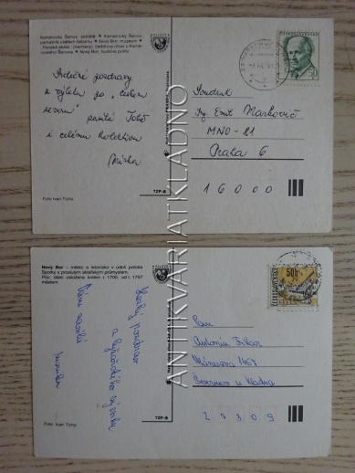 NOVÝ BOR, KAMENICKÝ ŠENOV, OKRES ČESKÁ LÍPA, 2 KUSY