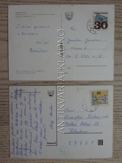 NERATOVICE, OKRES MĚLNÍK, 2 KUSY