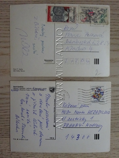 NOVÁ BYSTŘICE, OKRES JINDŘICHŮV HRADEC, 2 KUSY