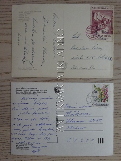 NOVÉ MĚSTO POD SMRKEM, OKRES LIBEREC, 2 KUSY