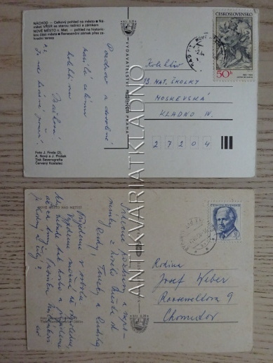 NOVÉ MĚSTO NAD METUJÍ, OKRES NÁCHOD, 2 KUSY