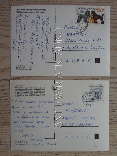 ORLÍK, ZVÍKOV, OKRES PÍSEK, 2 KUSY