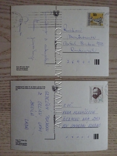ORLÍK, ORLICKÁ PŘEHRADA, OKRES PÍSEK, 2 KUSY