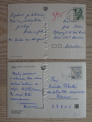 ORLÍK, ORLICKÁ PŘEHRADA, SOLENICE, OKRES PÍSEK, 2 KUSY