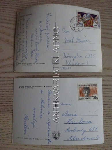 ORLÍK, ORLICKÁ PŘEHRADA, SOLENICE, OKRES PÍSEK, 2 KUSY