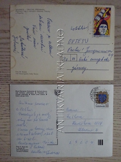 ORLÍK, ORLICKÁ PŘEHRADA, OKRES PÍSEK, 2 KUSY