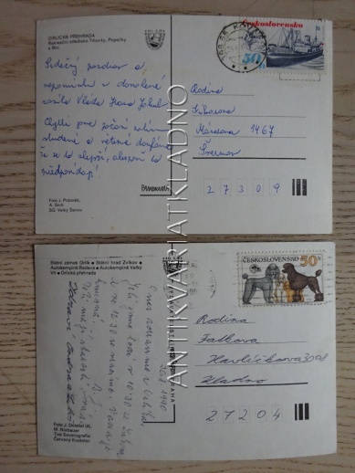 ORLÍK, ORLICKÁ PŘEHRADA, OKRES PÍSEK, 2 KUSY