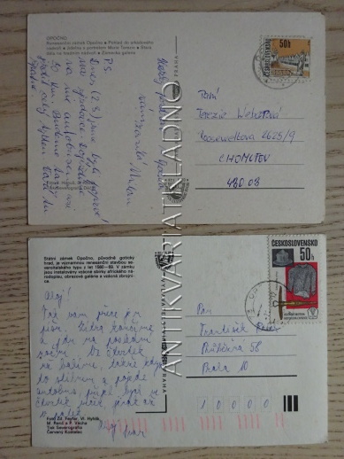 OPOČNO, OKRES RYCHNOV NAD KNĚŽNOU, 2 KUSY