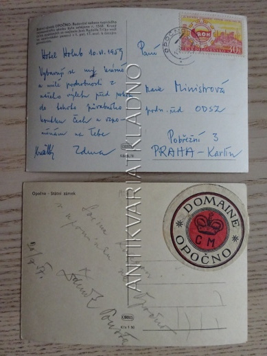 OPOČNO, OKRES RYCHNOV NAD KNĚŽNOU, 2 KUSY