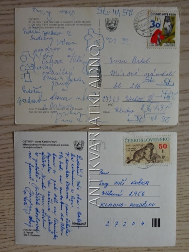OSTROV, OKRES KARLOVY VARY, 2 KUSY