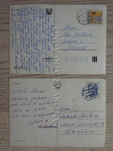 OSTROV, OKRES KARLOVY VARY, 2 KUSY