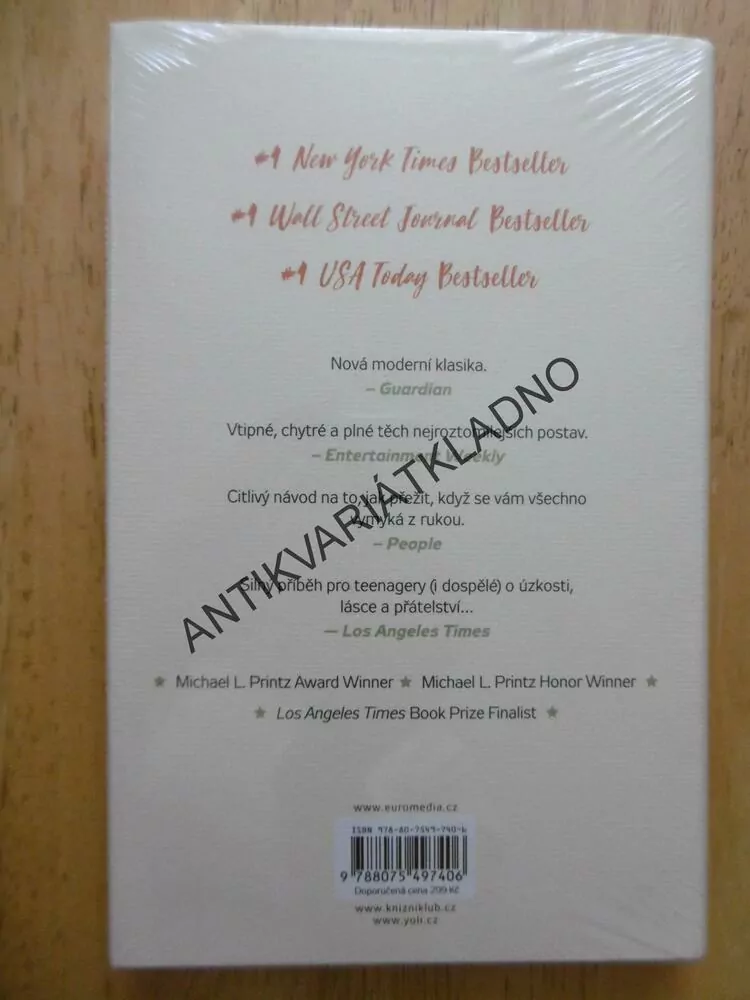 JEDNA ŽELVA ZA DRUHOU, JOHN GREEN