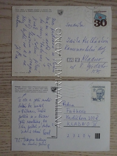 PŘÍBRAM, 2 KUSY