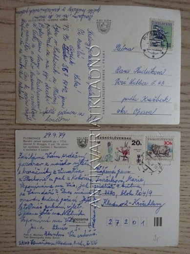 PLOSKOVICE, OKRES LITOMĚŘICE, 2 KUSY