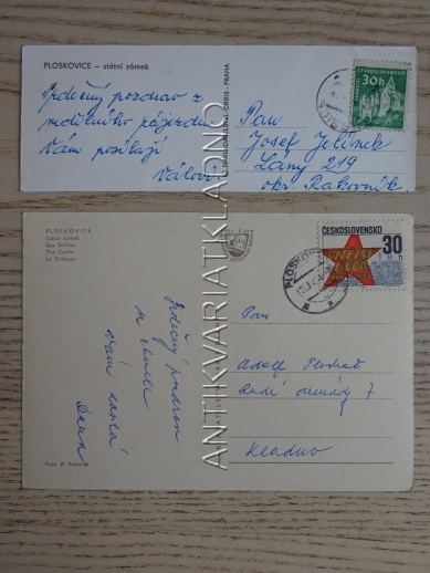 PLOSKOVICE, OKRES LITOMĚŘICE, 2 KUSY