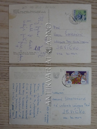 PASTVINY, OKRES ÚSTÍ NAD ORLICÍ, 2 KUSY
