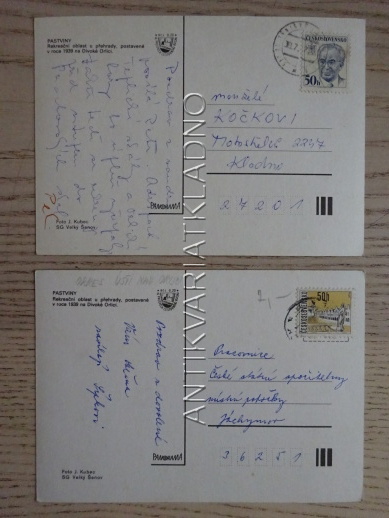 PASTVINY, OKRES ÚSTÍ NAD ORLICÍ, 2 KUSY