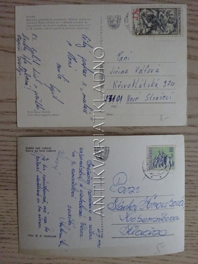 PLANÁ NAD LUŽNICÍ, OKRES TÁBOR, 2 KUSY