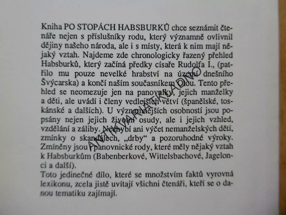 PO STOPÁCH HABSBURKŮ, VÁCLAV OULÍK,
