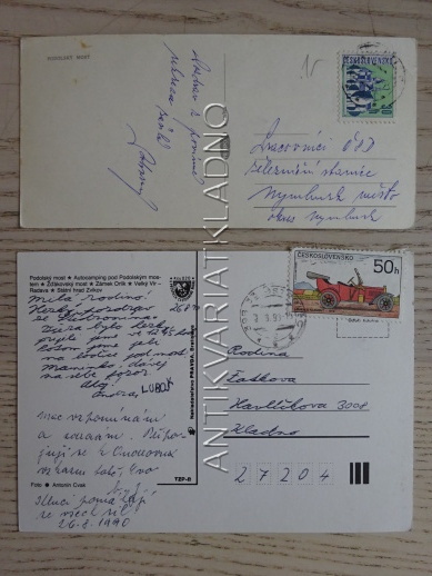 PODOLSKÝ MOST, OKRES PÍSEK, 2 KUSY