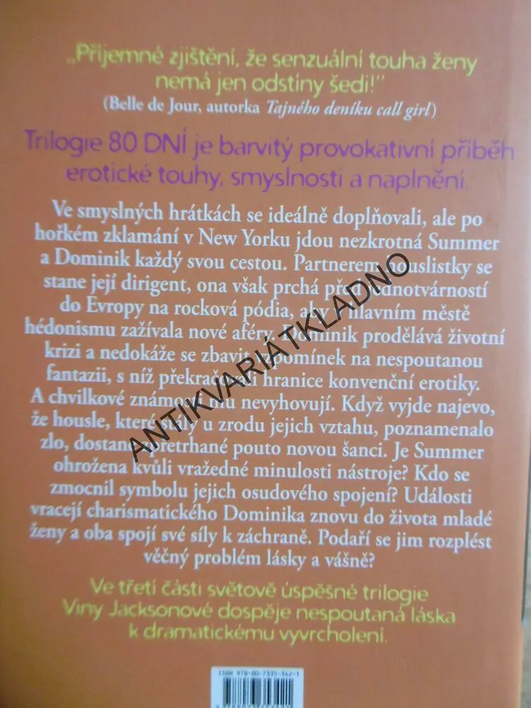80 DNÍ BARVY NAPLNĚNÍ, VINA JACKSON