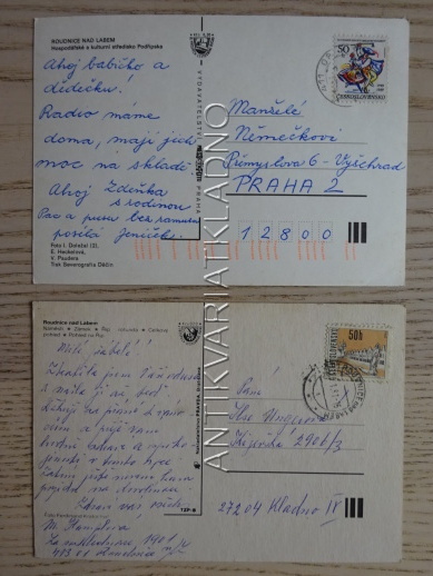 ROUDNICE NAD LABEM, OKRES LITOMĚŘICE, 2 KUSY