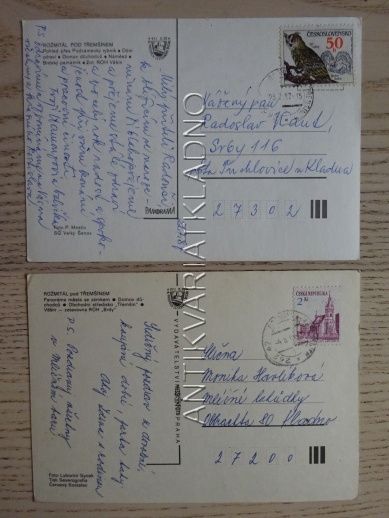 ROŽMITÁL POD TŘEMŠÍNEM, OKRES PŘÍBRAM, 2 KUSY