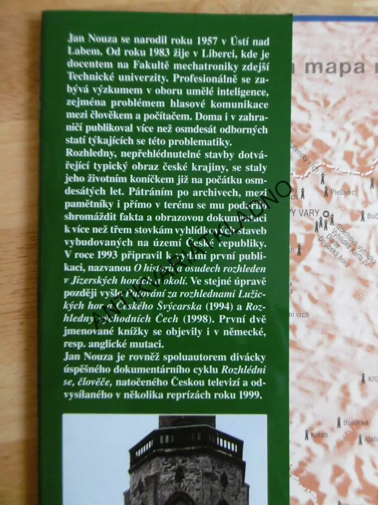 ROZHLEDNY ČECH, MORAVY A SLEZSKA, JAN NOUZA, **an