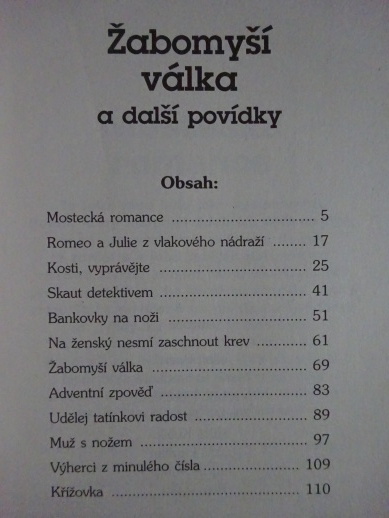 ŽABOMYŠÍ VÁLKA A DALŠÍ POVÍDKY, 100% KRIMI, **an