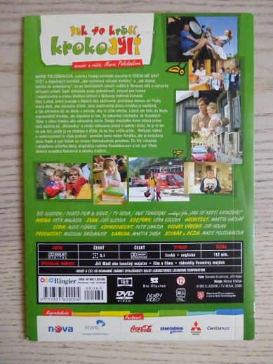 AKO SA KROTIA KROKODÍLY, DVD FILM ČR