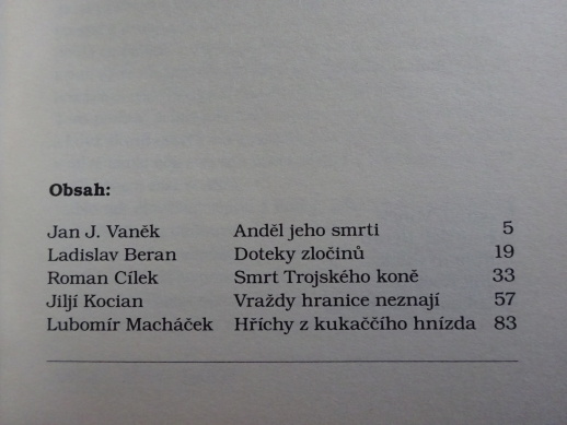 ANDĚL JEHO SMRTI A DALŠÍ POVÍDKY, **an