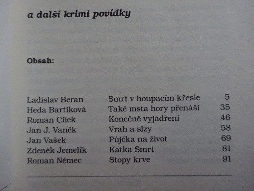 SMRT V HOUPACÍM KŘESLE A DALŠÍ POVÍDKY, **an