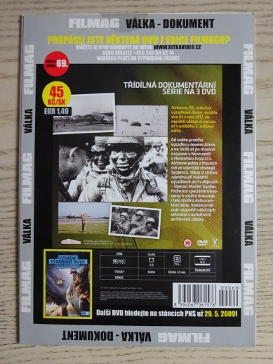 VZDUŠNÉ VÝSADKOVÉ DIVIZE AMERIČANŮ, DOKUMENT DVD FILM 2.SVĚT.VÁLKA