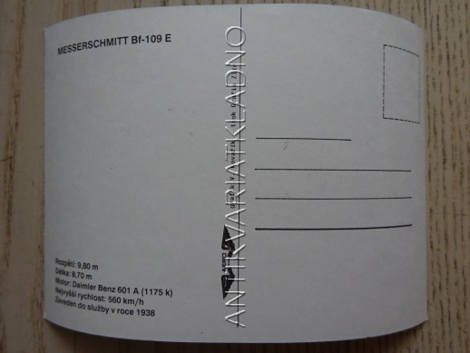 MESSERSCHMITT BF-109 E, LETADLO