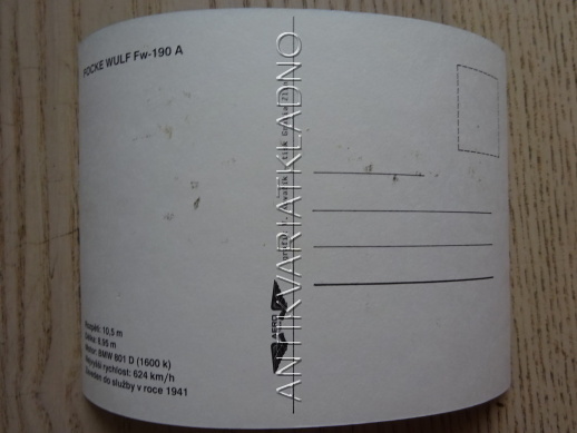 FOCKE WULF FW-190 A, LETADLO