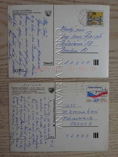 RYCHNOV NAD KNĚŽNOU, 2 KUSY
