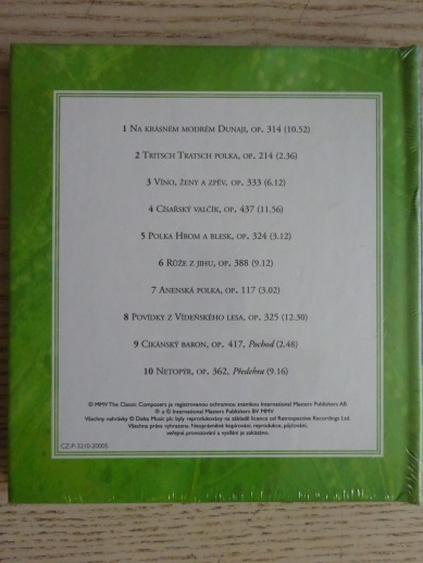 J. STRAUSS ML., VÍDEŇSKÉ NOCI, CD VÁŽNÁ HUDBA