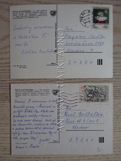 ROŽNOV POD RADHOŠTĚM, 2 KUSY