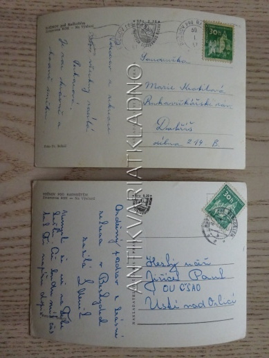 ROŽNOV POD RADHOŠTĚM, 2 KUSY