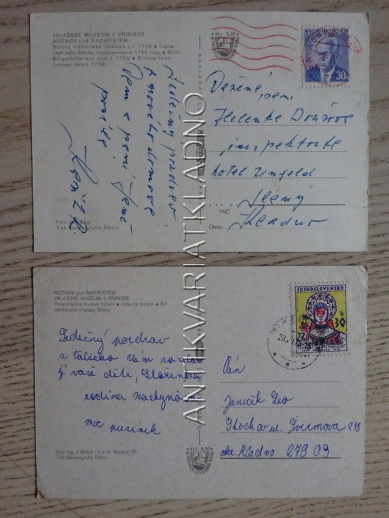 ROŽNOV POD RADHOŠTĚM, VALAŠSKÉ MUZEUM, 2 KUSY