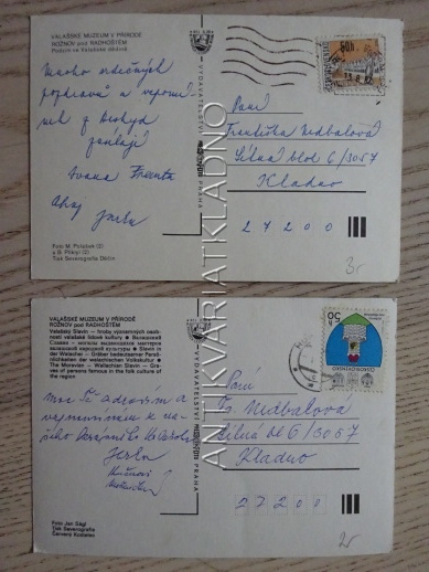 ROŽNOV POD RADHOŠTĚM, VALAŠSKÉ MUZEUM, 2 KUSY