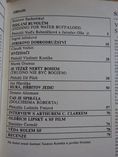 SVĚT FANTASTIKY, ARTHUR C. CLARK, SCI-FI A FANTASY POVÍDKY, **an
