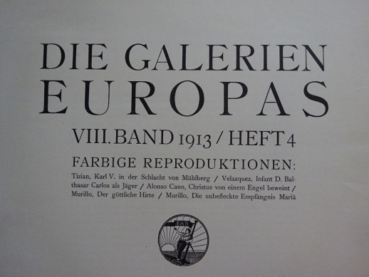 EVROPŠTÍ MALÍŘI, SEŠIT 4/1913, 5X REPRODUKCE