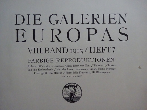 EVROPŠTÍ MALÍŘI, SEŠIT 7/1913, 5X REPRODUKCE