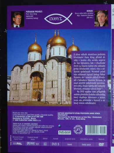 SVĚTOVÁ NÁBOŽENSTVÍ, KŘESŤANSTVÍ, DVD FILM DOKUMENT