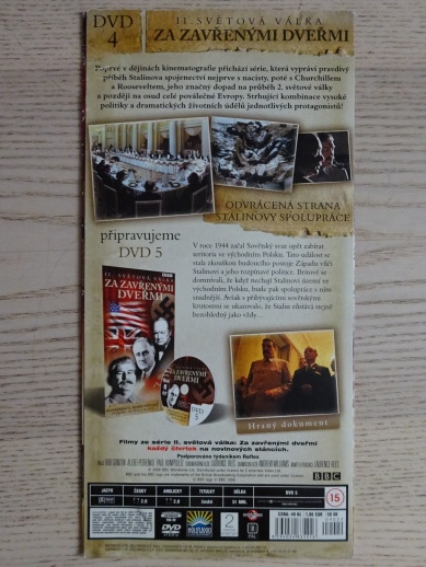 II. SVĚTOVÁ VÁLKA ZA ZAVŘENÝMI DVĚŘMI, DVD FILM DOKUMENT